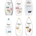 Dove Body Wash Variety - Shea Butter, Deep Moisture, Pistachio Cream, Coconut Milk, Gentle Exfoliating and Silk Glow, 16.9oz Each International Version