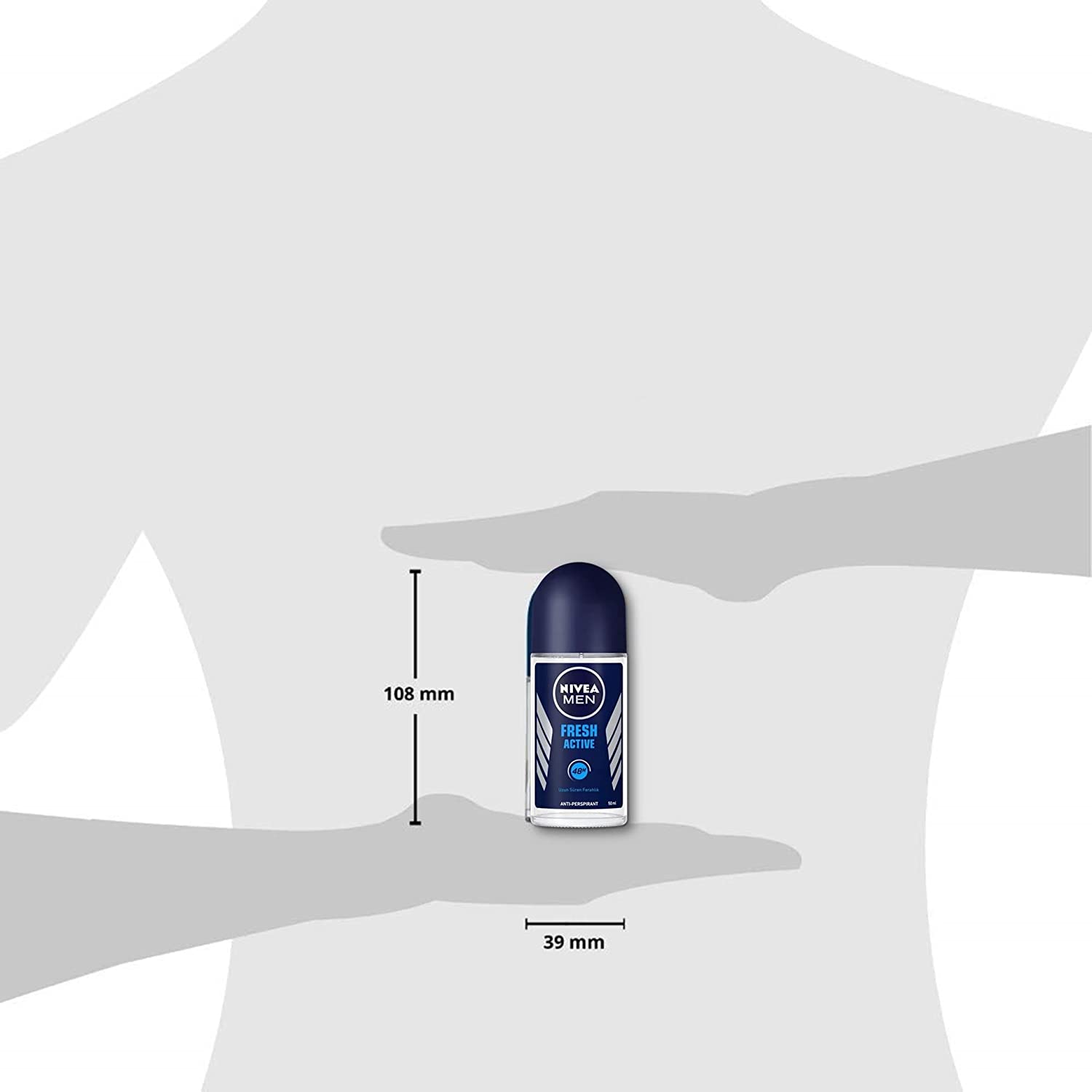 Nivea Men Anti Perspirant Roll On, Fresh Active Longlasting Freshness Ocean Extracts, 48 Hour Protection, 1.7 Ounce (Pack of 3) Nivea Men Anti Perspirant Roll On, Fresh Active Longlasting Freshness Ocean Extracts, 48 Hour Protection, 1.7 Ounce (Pack of 3)