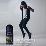 Nivea For Men Deodorant Roll-On Dimension - Amazonia, Anti Perspirant, 48h 1.7oz/50ml (Pack of 3 ) (Amazonia)