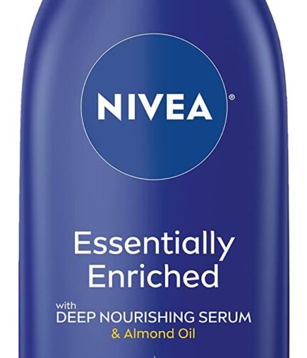 NIVEA Essentially Enriched Body Lotion,Dry to Very Dry Skin, 16.9 Fl Oz, Package may vary