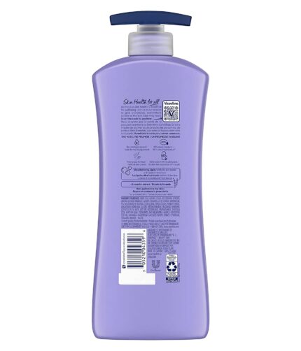Vaseline Intensive Care Calm Healing Body Lotion for Dry Skin Lotion Made with Ultra-Hydrating Lipids and Lavender Extract to Heal and Restore Dry Skin