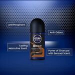 Nivea For Men Deodorant Roll-On Dimension - Dark Wood + Espresso + Amazonia, Anti Perspirant, 48h 1.7oz/50ml (Pack of 3 Bundle) (Espresso)