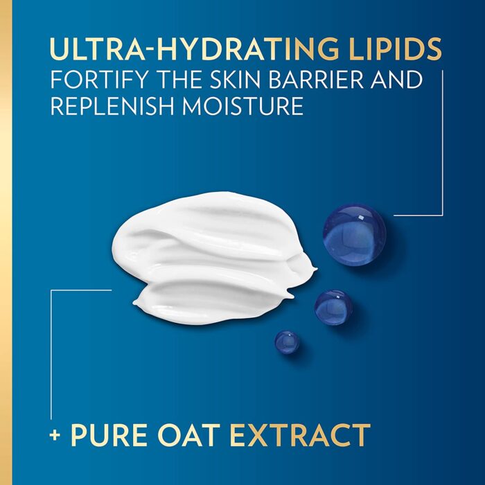 Vaseline Intensive Care Nourishing Moisture Body Lotion for Dry Skin, Made with Ultra-Hydrating Lipids + Pure Oat Extract for Nourished, Healthy-Looking