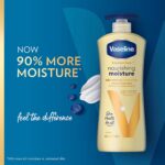 Vaseline Intensive Care Nourishing Moisture Body Lotion for Dry Skin, Made with Ultra-Hydrating Lipids + Pure Oat Extract for Nourished, Healthy-Looking