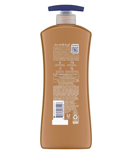 Vaseline Intensive Care Body Lotion for Dry Skin Cocoa Radiant Lotion Made with Ultra-Hydrating Lipids and Pure Cocoa Butter for a Long-Lasting, Radiant