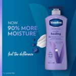 Vaseline Intensive Care Calm Healing Body Lotion for Dry Skin Lotion Made with Ultra-Hydrating Lipids and Lavender Extract to Heal and Restore Dry Skin