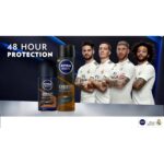 Nivea For Men Deodorant Roll-On Dimension - Dark Wood + Espresso + Amazonia, Anti Perspirant, 48h 1.7oz/50ml (Pack of 3 Bundle) (Espresso)