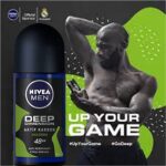 Nivea For Men Deodorant Roll-On Dimension - Dark Wood + Espresso + Amazonia, Anti Perspirant, 48h 1.7oz/50ml (Pack of 3 Bundle) (SET)