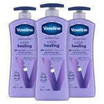 Vaseline Intensive Care Calm Healing Body Lotion for Dry Skin Lotion Made with Ultra-Hydrating Lipids and Lavender Extract to Heal and Restore Dry Skin