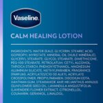 Vaseline Intensive Care Calm Healing Body Lotion for Dry Skin Lotion Made with Ultra-Hydrating Lipids and Lavender Extract to Heal and Restore Dry Skin