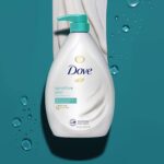 Dove Body Wash Hypoallergenic and Sulfate Free Body Wash Sensitive Skin Effectively Washes Away Bacteria While Nourishing Your Skin, 34 Fl Oz (Pack of 3)