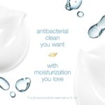 Dove Body Wash For All Skin Types Antibacterial Body Wash Protects from Dryness, 22 Fl Oz (Pack of 4), White