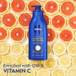 NIVEA Nourishing Skin Firming Body Lotion with Q10 and Vitamin C, 16.9 Fl Oz Pump Bottle