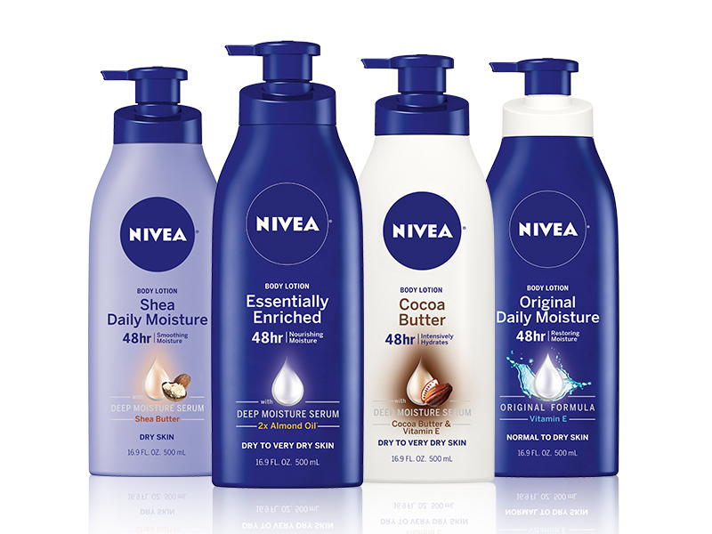 NIVEA Original Moisture Body Lotion with Vitamin E, 16.9 Fl Oz Pump Bottle